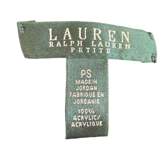 Striped Knit Sweater Button Accent Blue Black Long Sleeve Casual Top - Picture 4 of 6